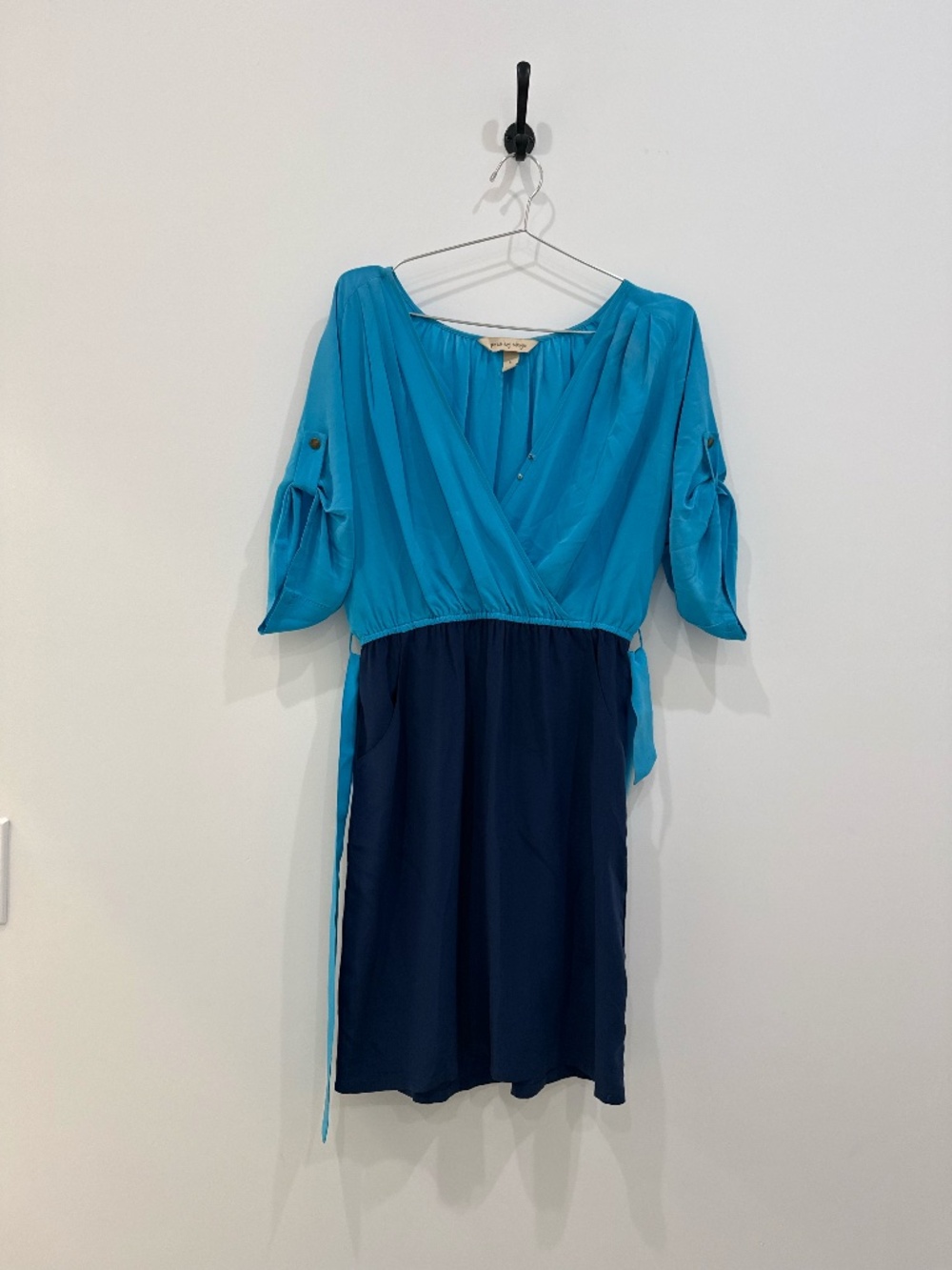 Women's blue midi dress, Size L